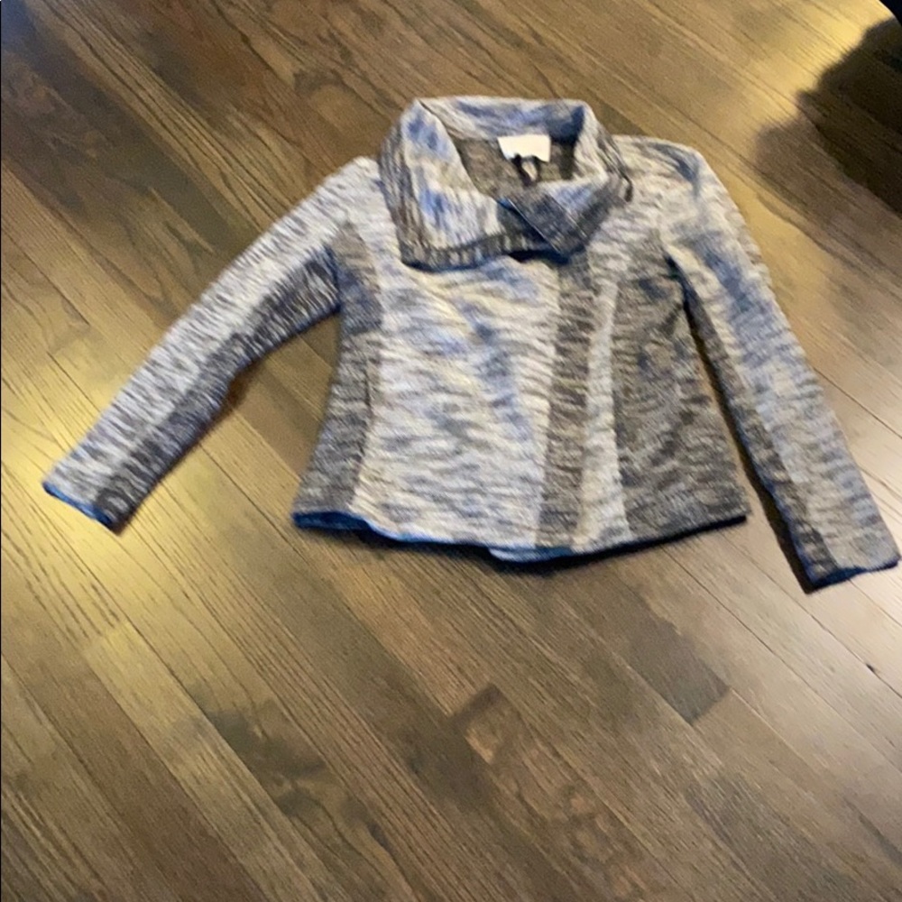 Two by Vince Camuto Gray Zip Jacket S Small EUC - Picture 1 of 6
